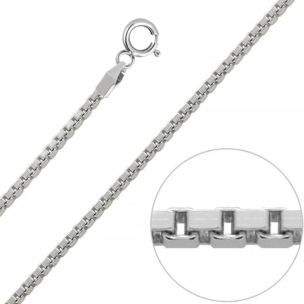 Box Neck Chain - 925 Silver