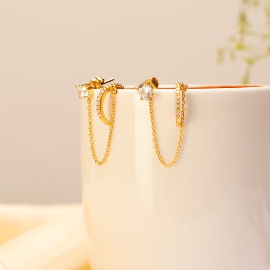 Fusion Earrings - 925 Silver