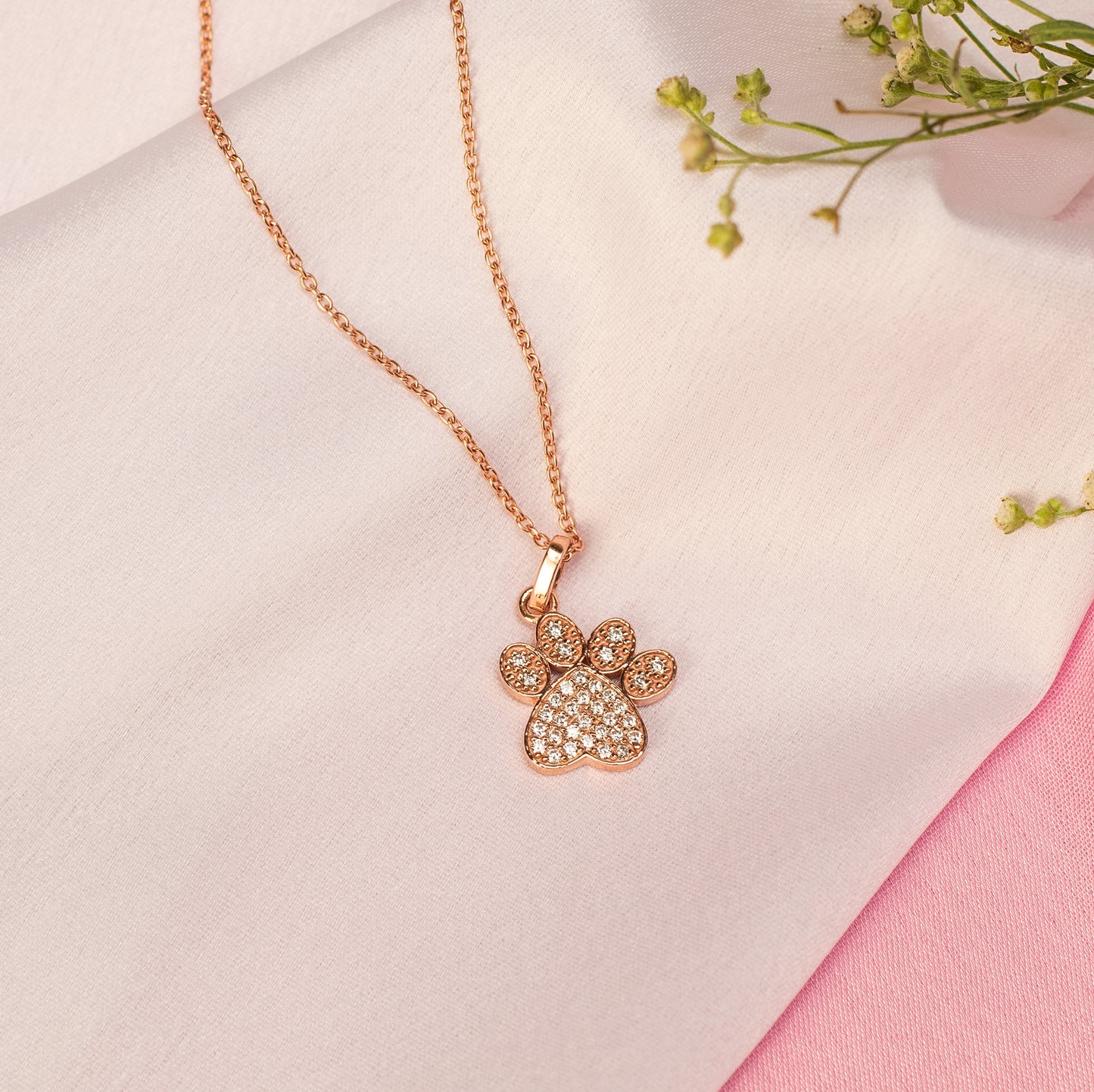 Studded Doggo Necklace - 925 Silver