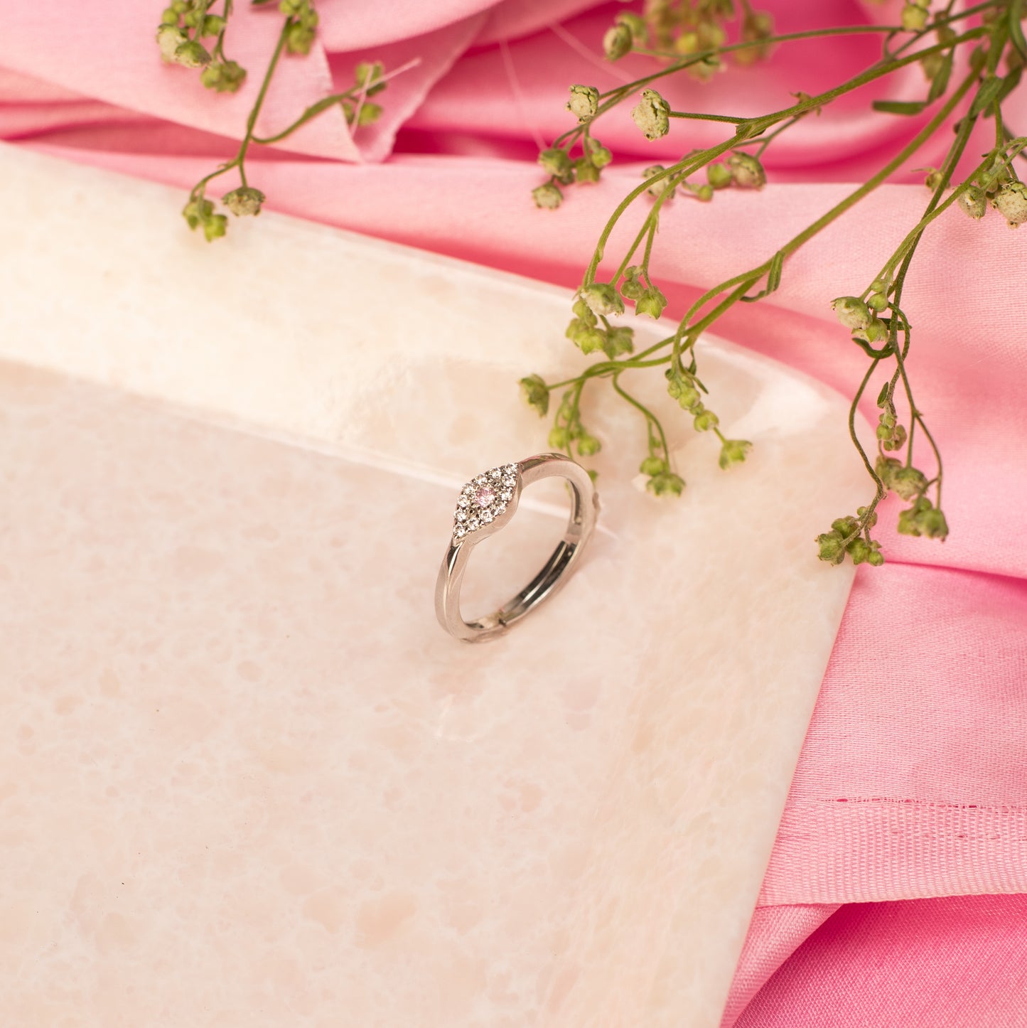 Evil Eye Ring - 925 Silver