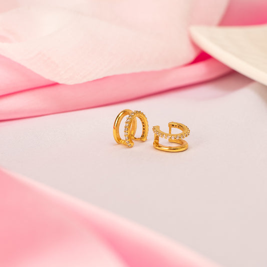 Parallel Earcuffs - 925 Silver