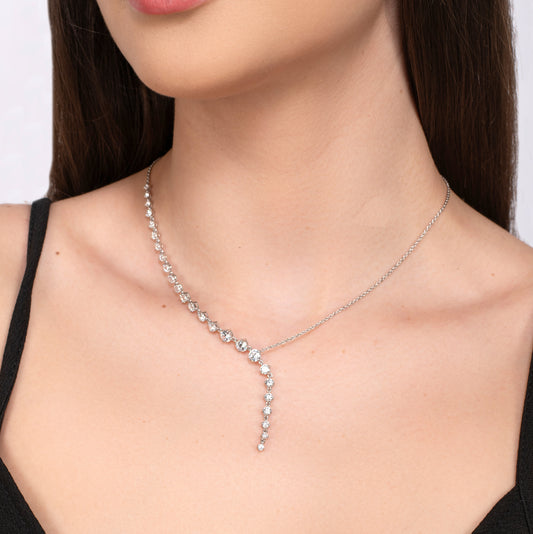 Signature Y Necklace - 925 Silver