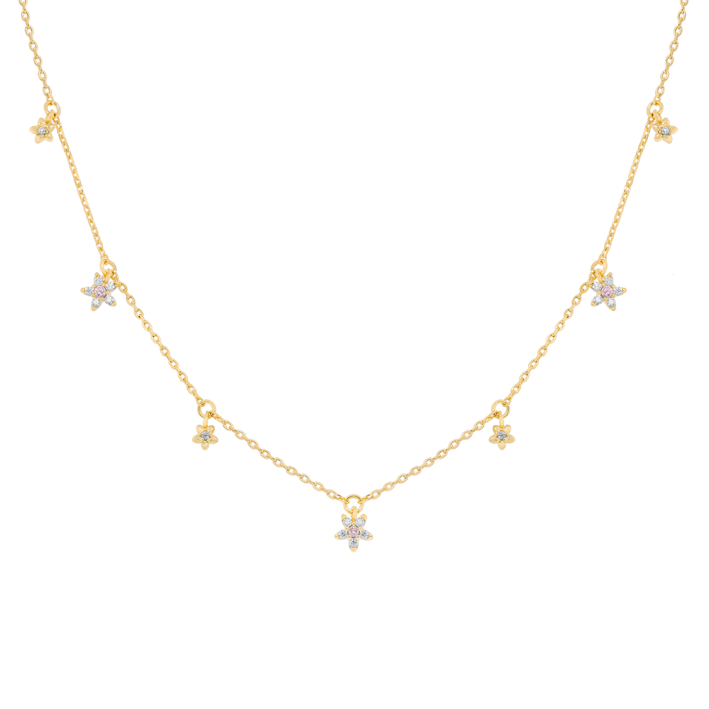 Flower Galaxy Necklace - 925 Silver - Limited Edition Drop