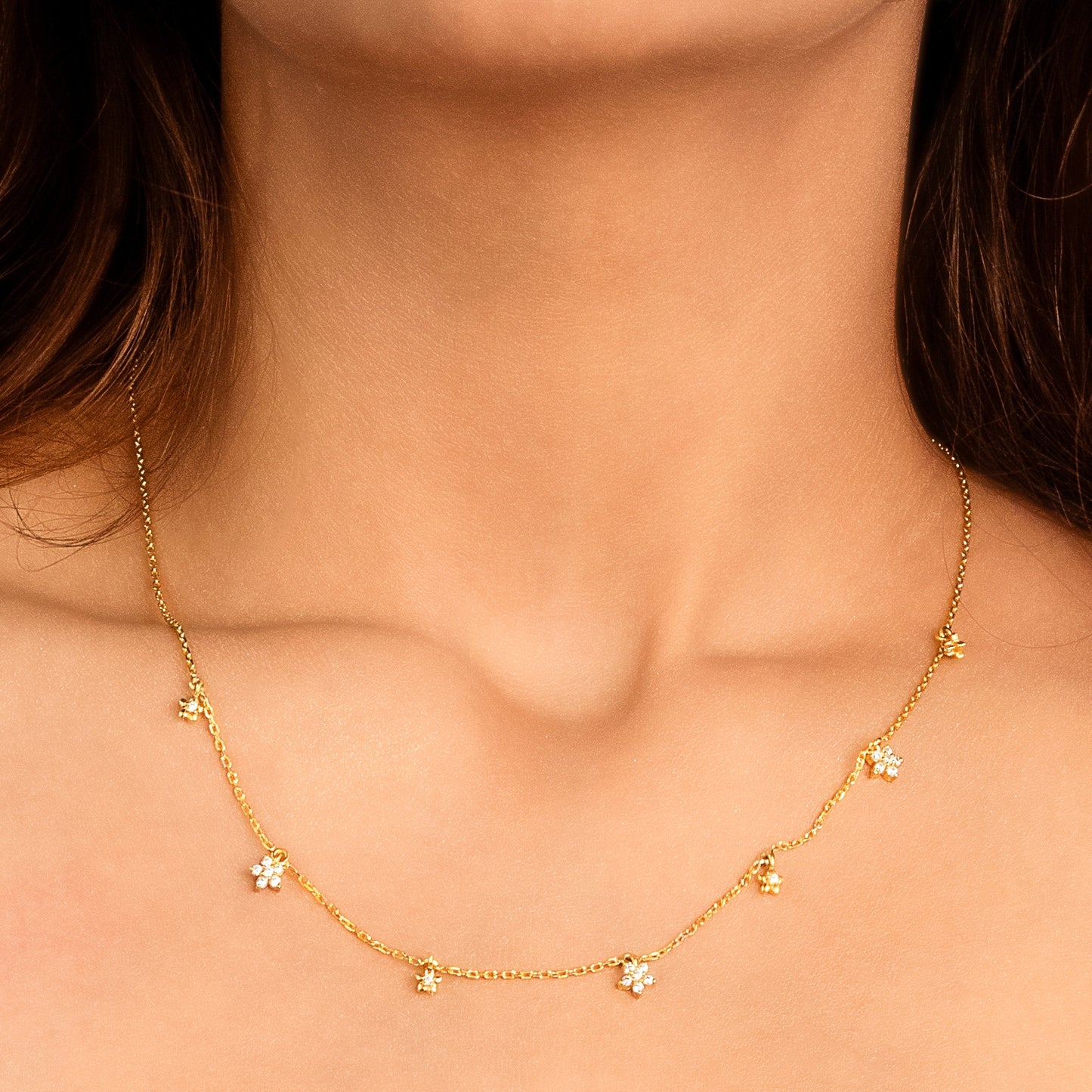 Flower Galaxy Necklace - 925 Silver - Limited Edition Drop