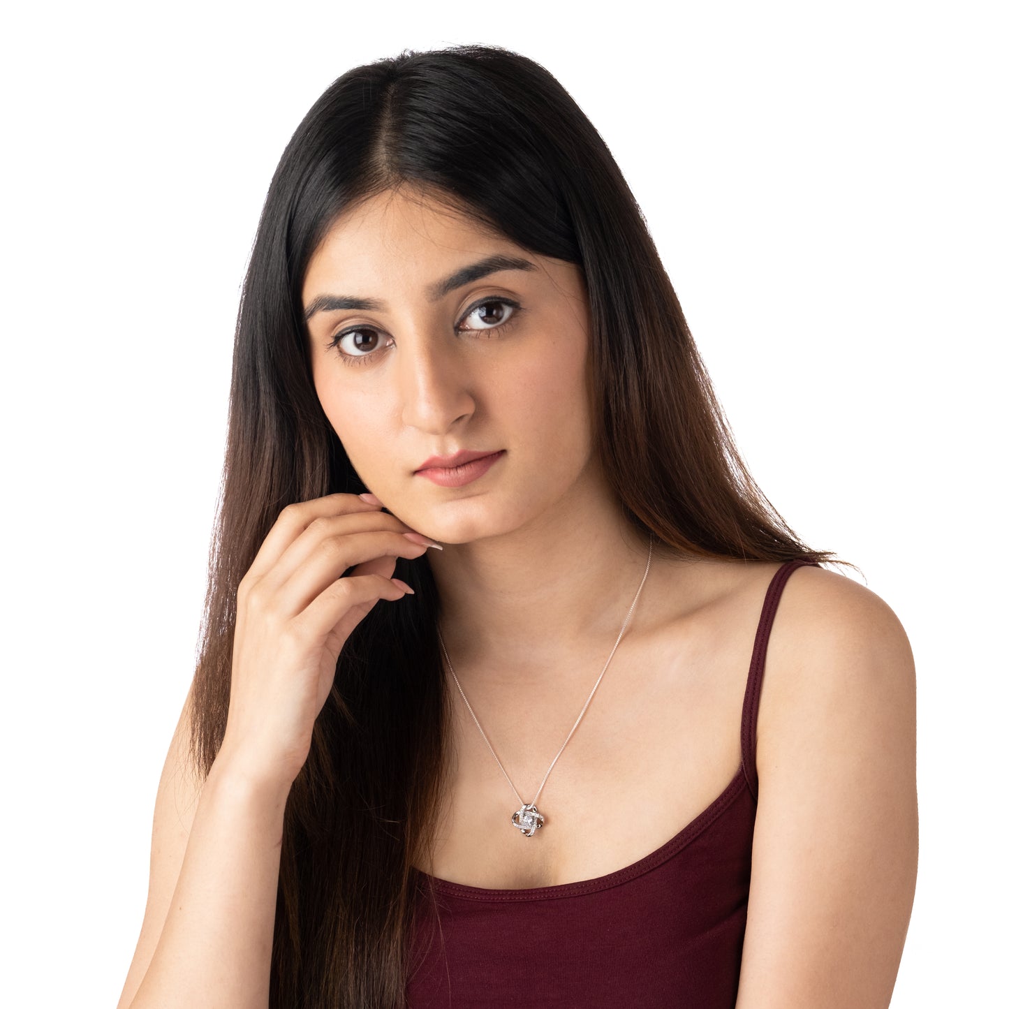 Interstellar Solitaire Pendant - 925 Silver