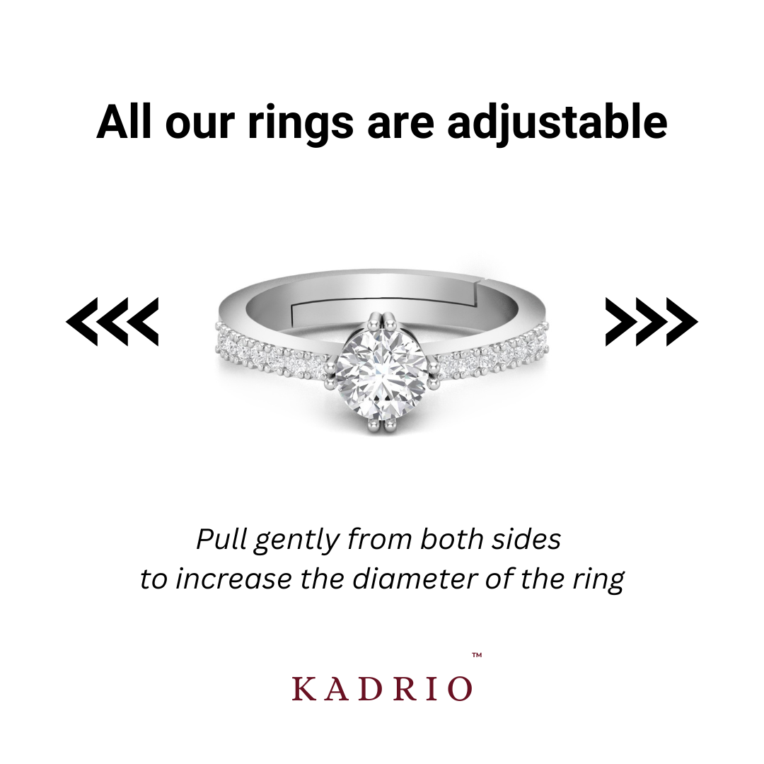 Cocktail Ring - 925 Silver