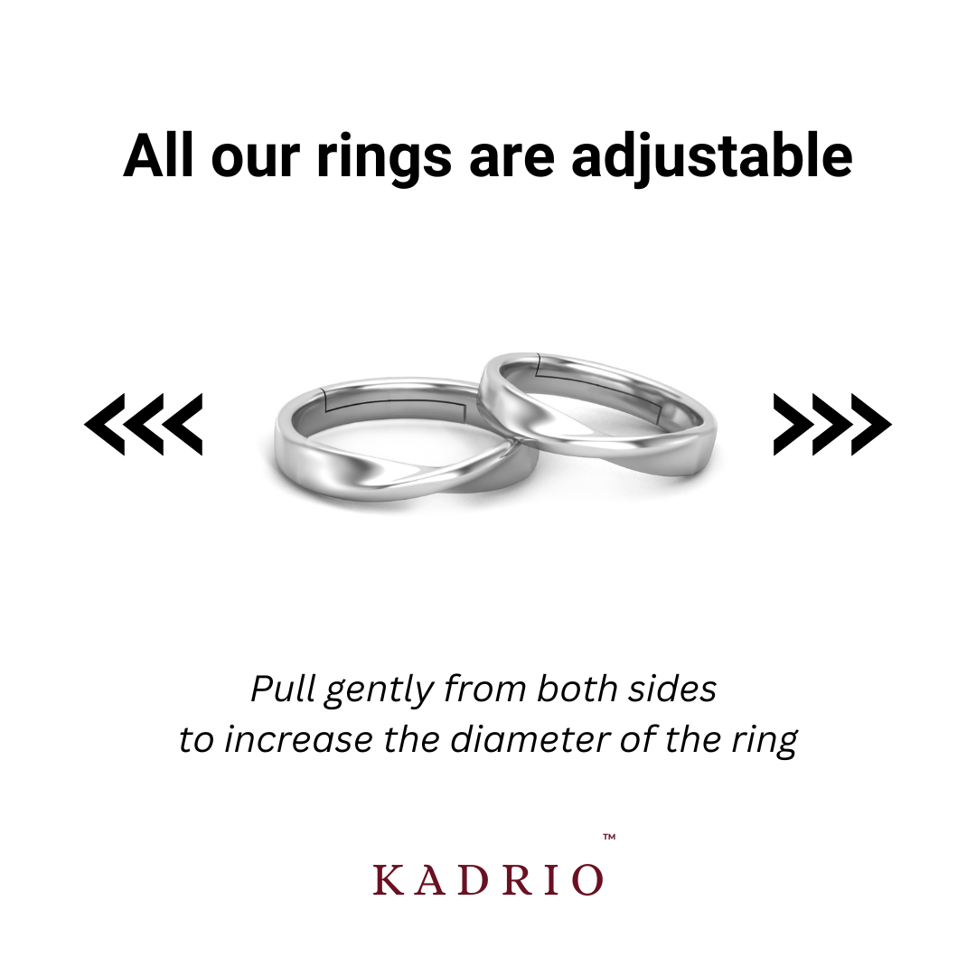 Jim & Pam Couple Ring - 925 Silver