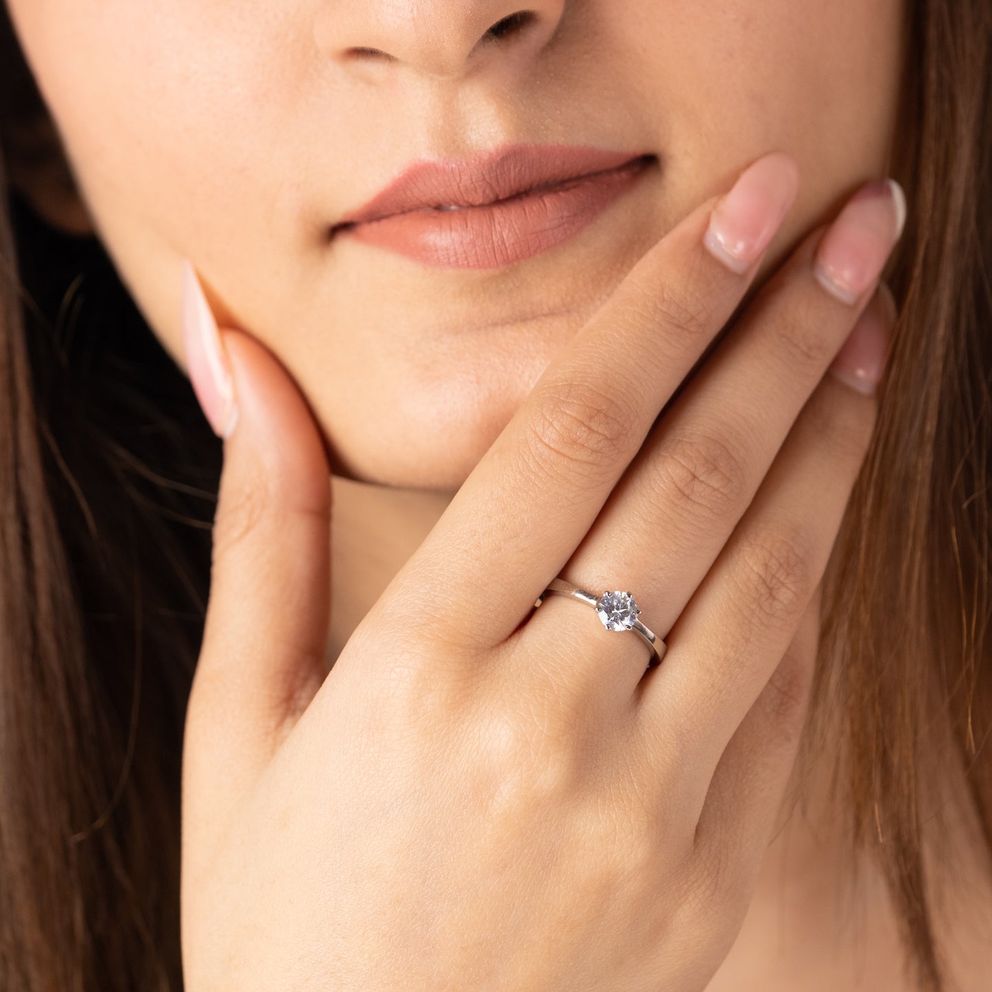 Classic Chic Solitaire Ring - 925 Silver