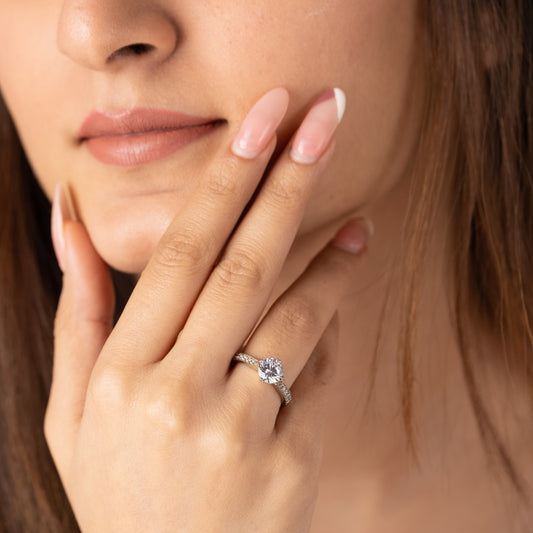 Cocktail Ring - 925 Silver