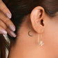Sakshi's Butterfly Dangler Earrings - 925 Silver