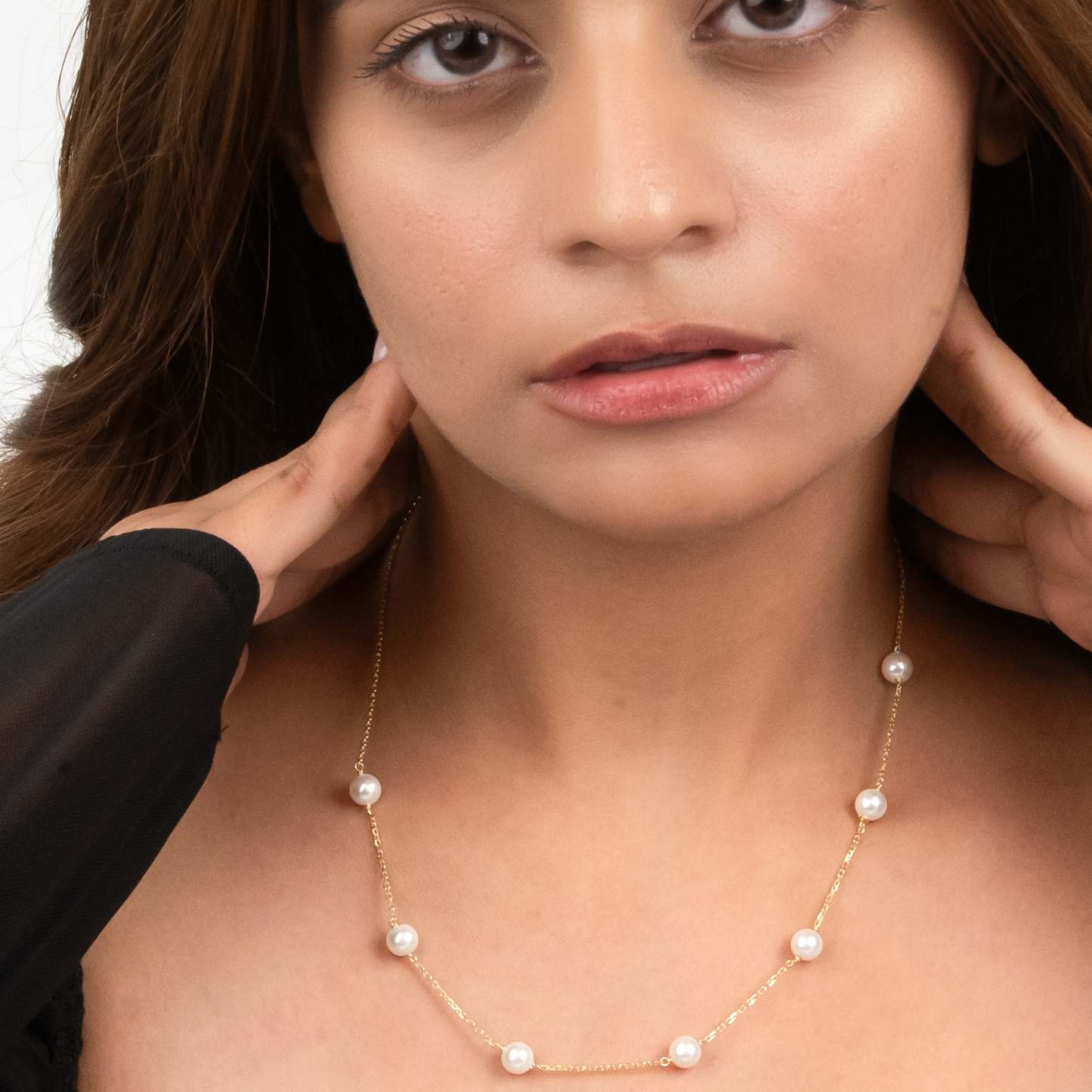 Sakshi's Pearl Galaxy Necklace - 925 Silver
