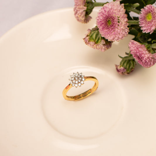 Sakshi's Blossom Ring - 925 Silver
