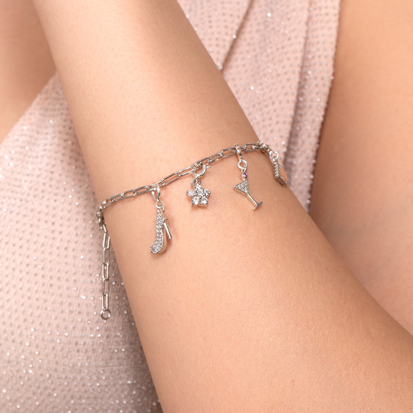 Personalized Charms Bracelet - 925 Silver (Pre-orders only)