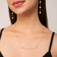 Jewellery Set: Pearl Galaxy Necklace & Dangler Earrings - 925 Silver