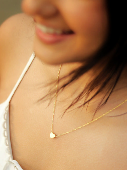 Preeti's Minimalistic Heart Necklace - 925 Silver