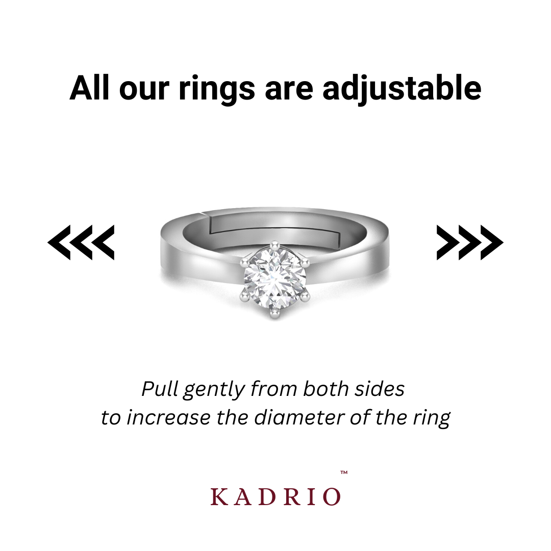 Classic Chic Solitaire Ring - 925 Silver