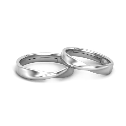 Jim & Pam Couple Ring - 925 Silver