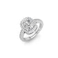 Queen Solitaire Ring - Fine Silver